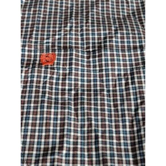 Cinch Button Up Shirt Men‎ Sz S Plaid Long Sleeve Embroidered Cowboy Western - Picture 6 of 7